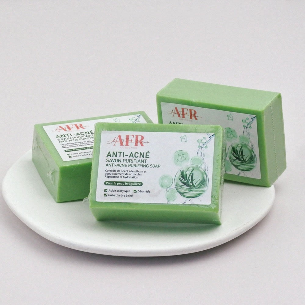 Savon Purifiant Anti-acné             Arbre à Thé + Acide Salicylique